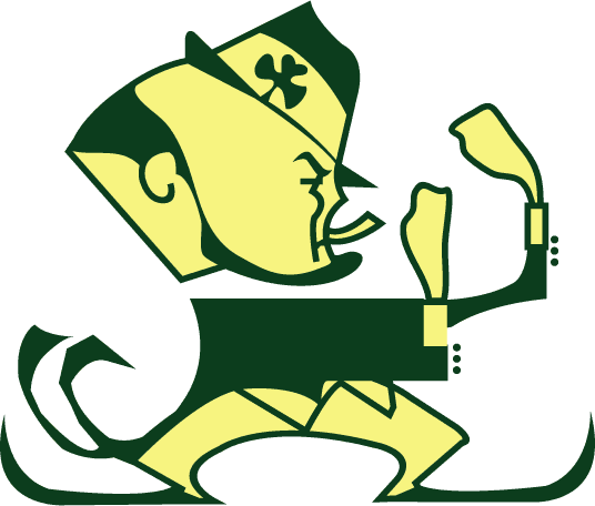Notre Dame Fighting Irish 1963-1983 Alternate Logo DIY iron on transfer (heat transfer)
